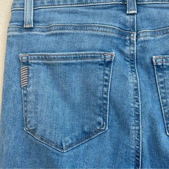 Paige Hoxton Slim Crop Jeans Women’s Size 26 Blue Stretch Denim Mid Rise Ankle - Picture 4 of 10